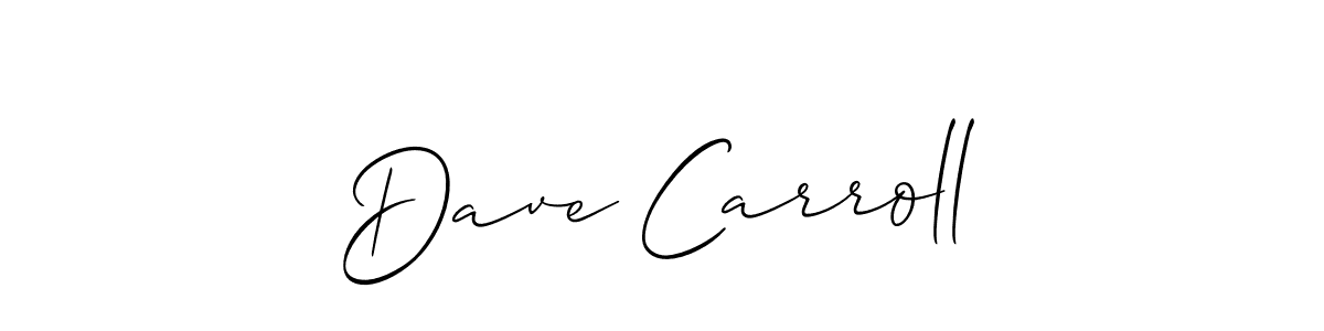 if you are searching for the best signature style for your name Dave Carroll. so please give up your signature search. here we have designed multiple signature styles  using Allison_Script. Dave Carroll signature style 2 images and pictures png