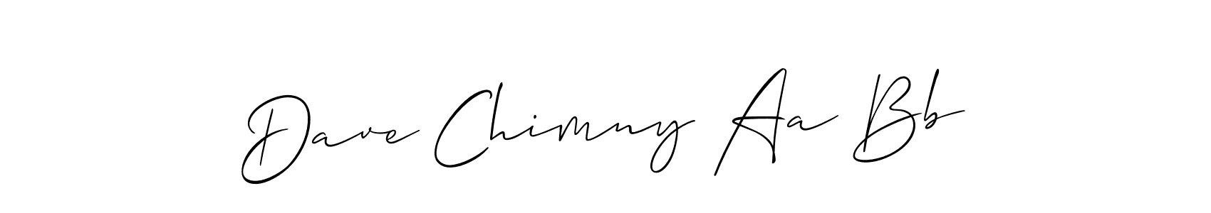 Dave Chimny Aa Bb stylish signature style. Best Handwritten Sign (Allison_Script) for my name. Handwritten Signature Collection Ideas for my name Dave Chimny Aa Bb. Dave Chimny Aa Bb signature style 2 images and pictures png