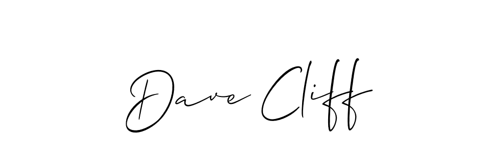 It looks lik you need a new signature style for name Dave Cliff. Design unique handwritten (Allison_Script) signature with our free signature maker in just a few clicks. Dave Cliff signature style 2 images and pictures png