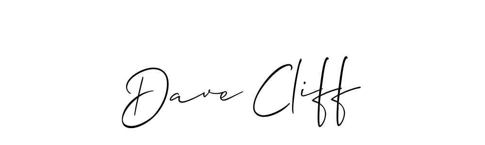 Design your own signature with our free online signature maker. With this signature software, you can create a handwritten (Allison_Script) signature for name Dave Cliff. Dave Cliff signature style 2 images and pictures png