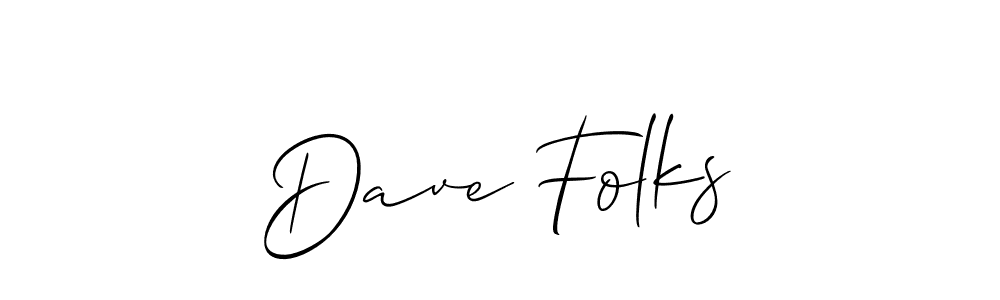 Best and Professional Signature Style for Dave Folks. Allison_Script Best Signature Style Collection. Dave Folks signature style 2 images and pictures png
