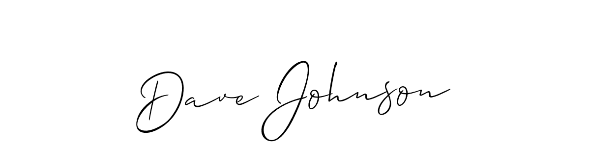 Dave Johnson stylish signature style. Best Handwritten Sign (Allison_Script) for my name. Handwritten Signature Collection Ideas for my name Dave Johnson. Dave Johnson signature style 2 images and pictures png