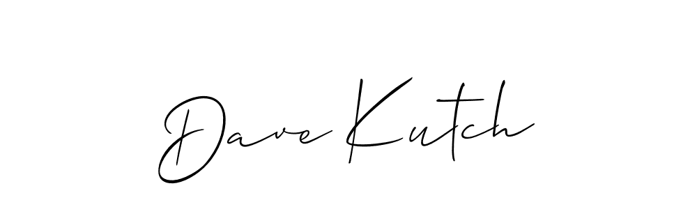 Dave Kutch stylish signature style. Best Handwritten Sign (Allison_Script) for my name. Handwritten Signature Collection Ideas for my name Dave Kutch. Dave Kutch signature style 2 images and pictures png