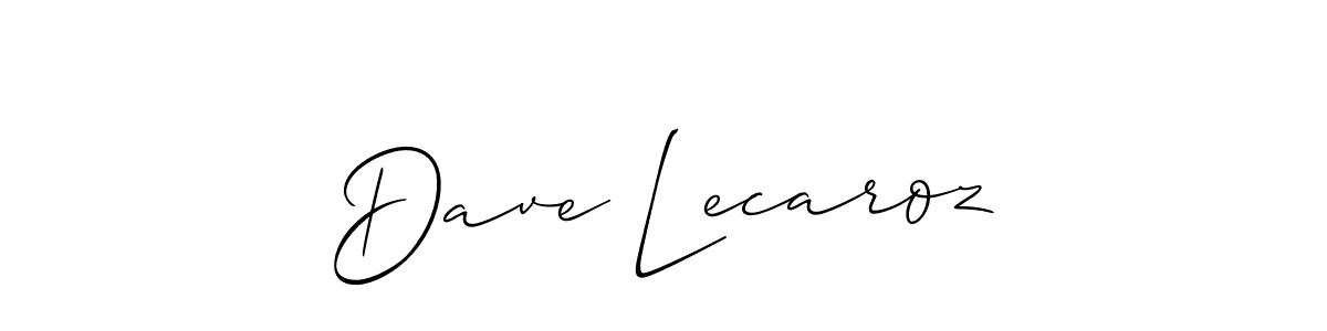 Check out images of Autograph of Dave Lecaroz name. Actor Dave Lecaroz Signature Style. Allison_Script is a professional sign style online. Dave Lecaroz signature style 2 images and pictures png