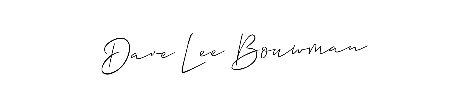 Allison_Script is a professional signature style that is perfect for those who want to add a touch of class to their signature. It is also a great choice for those who want to make their signature more unique. Get Dave Lee Bouwman name to fancy signature for free. Dave Lee Bouwman signature style 2 images and pictures png