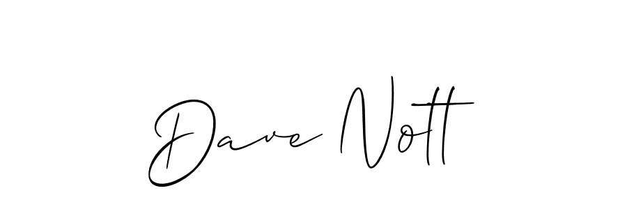 The best way (Allison_Script) to make a short signature is to pick only two or three words in your name. The name Dave Nott include a total of six letters. For converting this name. Dave Nott signature style 2 images and pictures png
