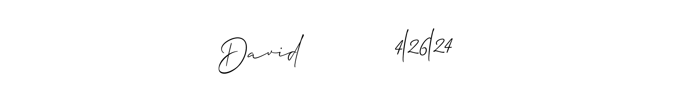 Similarly Allison_Script is the best handwritten signature design. Signature creator online .You can use it as an online autograph creator for name David           4l26l24. David           4l26l24 signature style 2 images and pictures png