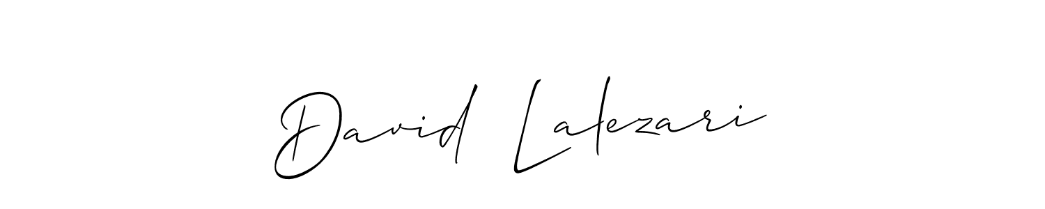 Also You can easily find your signature by using the search form. We will create David  Lalezari name handwritten signature images for you free of cost using Allison_Script sign style. David  Lalezari signature style 2 images and pictures png