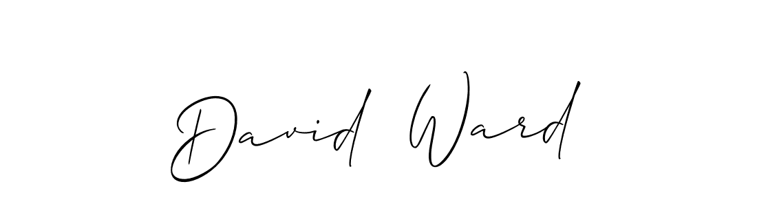 How to make David  Ward signature? Allison_Script is a professional autograph style. Create handwritten signature for David  Ward name. David  Ward signature style 2 images and pictures png