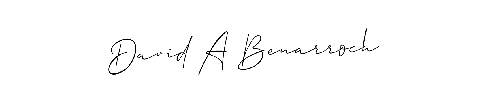 Check out images of Autograph of David A Benarroch name. Actor David A Benarroch Signature Style. Allison_Script is a professional sign style online. David A Benarroch signature style 2 images and pictures png