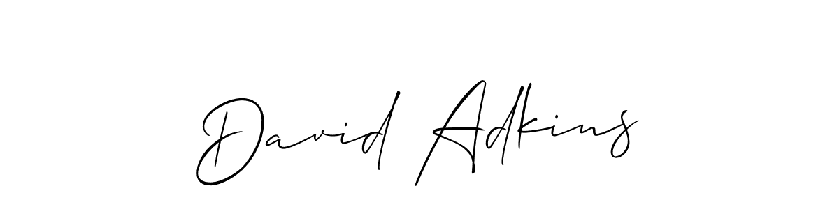 It looks lik you need a new signature style for name David Adkins. Design unique handwritten (Allison_Script) signature with our free signature maker in just a few clicks. David Adkins signature style 2 images and pictures png