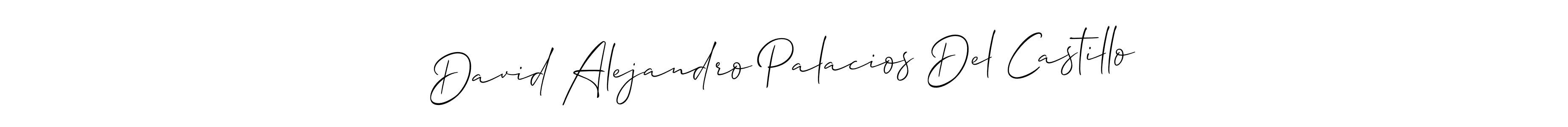 How to make David Alejandro Palacios Del Castillo signature? Allison_Script is a professional autograph style. Create handwritten signature for David Alejandro Palacios Del Castillo name. David Alejandro Palacios Del Castillo signature style 2 images and pictures png