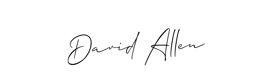 It looks lik you need a new signature style for name David Allen. Design unique handwritten (Allison_Script) signature with our free signature maker in just a few clicks. David Allen signature style 2 images and pictures png