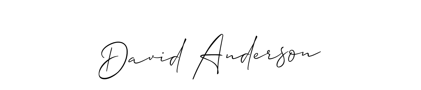 David Anderson stylish signature style. Best Handwritten Sign (Allison_Script) for my name. Handwritten Signature Collection Ideas for my name David Anderson. David Anderson signature style 2 images and pictures png