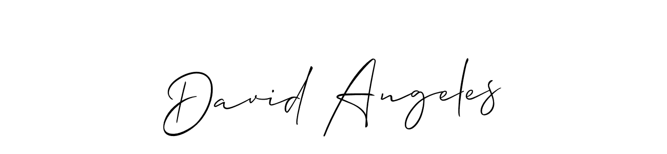 Best and Professional Signature Style for David Angeles. Allison_Script Best Signature Style Collection. David Angeles signature style 2 images and pictures png