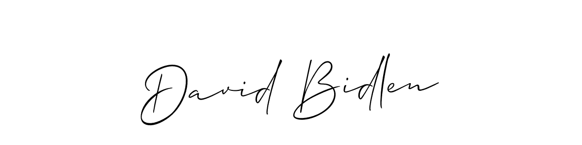 How to Draw David Bidlen signature style? Allison_Script is a latest design signature styles for name David Bidlen. David Bidlen signature style 2 images and pictures png