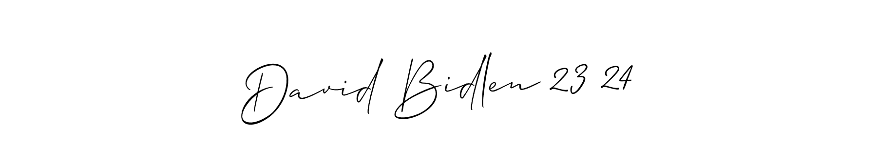 Also You can easily find your signature by using the search form. We will create David Bidlen 23 24 name handwritten signature images for you free of cost using Allison_Script sign style. David Bidlen 23 24 signature style 2 images and pictures png