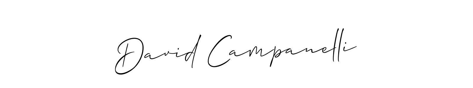 Best and Professional Signature Style for David Campanelli. Allison_Script Best Signature Style Collection. David Campanelli signature style 2 images and pictures png