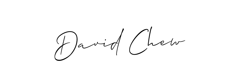 Allison_Script is a professional signature style that is perfect for those who want to add a touch of class to their signature. It is also a great choice for those who want to make their signature more unique. Get David Chew name to fancy signature for free. David Chew signature style 2 images and pictures png
