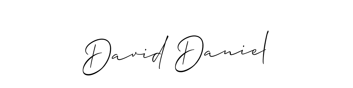 This is the best signature style for the David Daniel name. Also you like these signature font (Allison_Script). Mix name signature. David Daniel signature style 2 images and pictures png