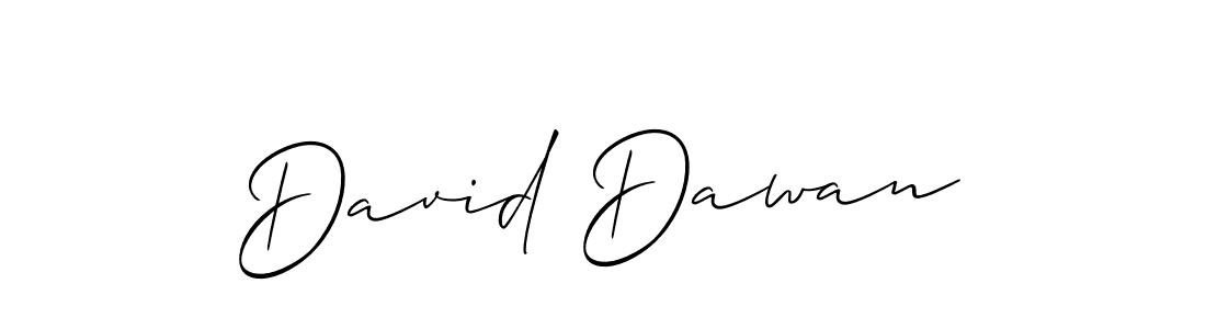 Make a short David Dawan signature style. Manage your documents anywhere anytime using Allison_Script. Create and add eSignatures, submit forms, share and send files easily. David Dawan signature style 2 images and pictures png