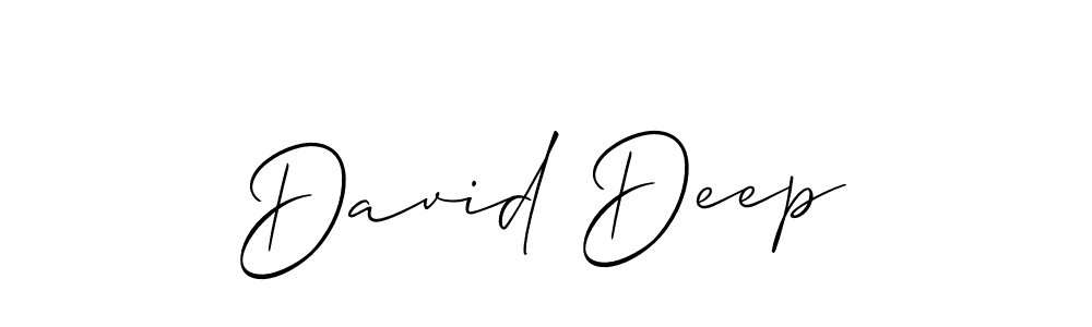 Best and Professional Signature Style for David Deep. Allison_Script Best Signature Style Collection. David Deep signature style 2 images and pictures png