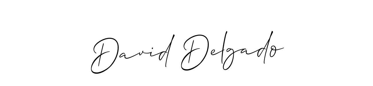 This is the best signature style for the David Delgado name. Also you like these signature font (Allison_Script). Mix name signature. David Delgado signature style 2 images and pictures png