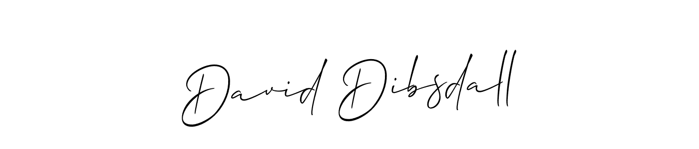 Make a beautiful signature design for name David Dibsdall. Use this online signature maker to create a handwritten signature for free. David Dibsdall signature style 2 images and pictures png