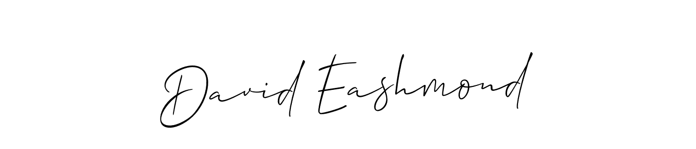 Also we have David Eashmond name is the best signature style. Create professional handwritten signature collection using Allison_Script autograph style. David Eashmond signature style 2 images and pictures png