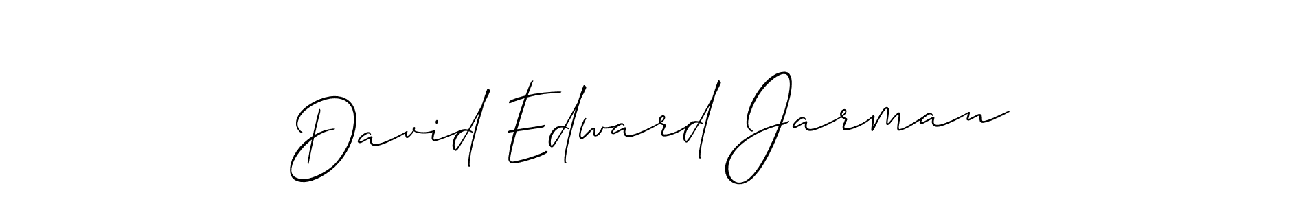 if you are searching for the best signature style for your name David Edward Jarman. so please give up your signature search. here we have designed multiple signature styles  using Allison_Script. David Edward Jarman signature style 2 images and pictures png