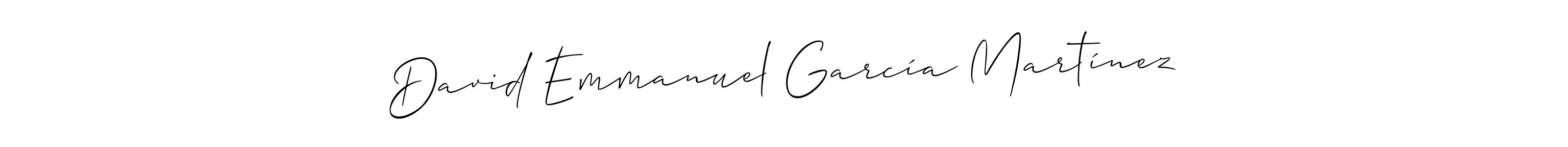 if you are searching for the best signature style for your name David Emmanuel García Martínez. so please give up your signature search. here we have designed multiple signature styles  using Allison_Script. David Emmanuel García Martínez signature style 2 images and pictures png