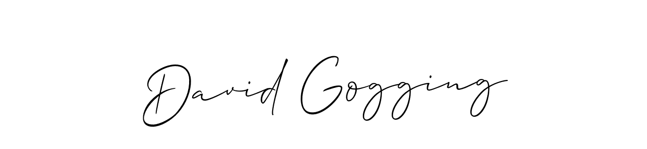 Best and Professional Signature Style for David Gogging. Allison_Script Best Signature Style Collection. David Gogging signature style 2 images and pictures png