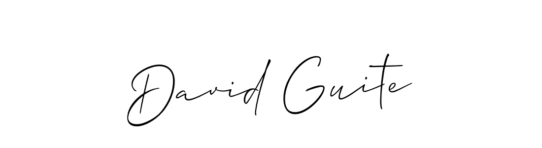 It looks lik you need a new signature style for name David Guite. Design unique handwritten (Allison_Script) signature with our free signature maker in just a few clicks. David Guite signature style 2 images and pictures png