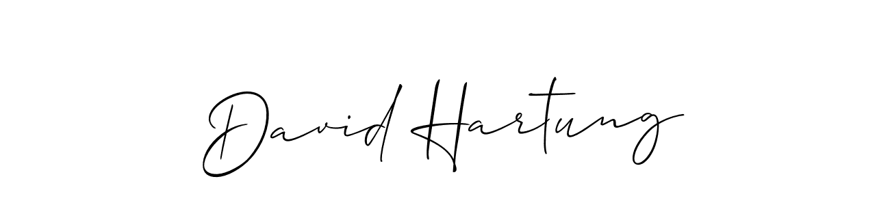 Also we have David Hartung name is the best signature style. Create professional handwritten signature collection using Allison_Script autograph style. David Hartung signature style 2 images and pictures png