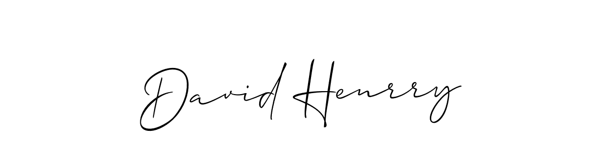 Also we have David Henrry name is the best signature style. Create professional handwritten signature collection using Allison_Script autograph style. David Henrry signature style 2 images and pictures png