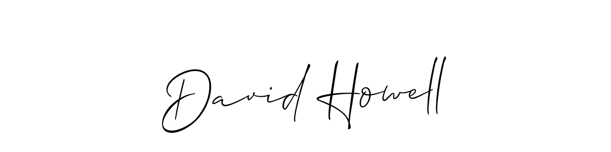 Similarly Allison_Script is the best handwritten signature design. Signature creator online .You can use it as an online autograph creator for name David Howell. David Howell signature style 2 images and pictures png
