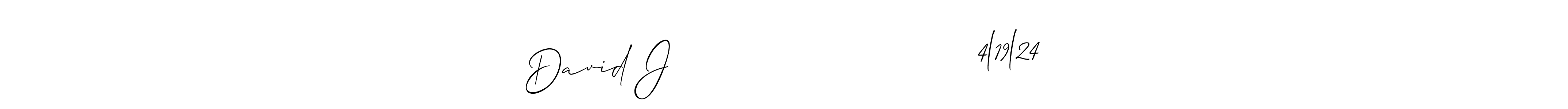 Also we have David J                             4l19l24 name is the best signature style. Create professional handwritten signature collection using Allison_Script autograph style. David J                             4l19l24 signature style 2 images and pictures png