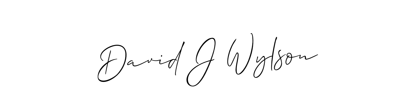 How to Draw David J Wylson signature style? Allison_Script is a latest design signature styles for name David J Wylson. David J Wylson signature style 2 images and pictures png