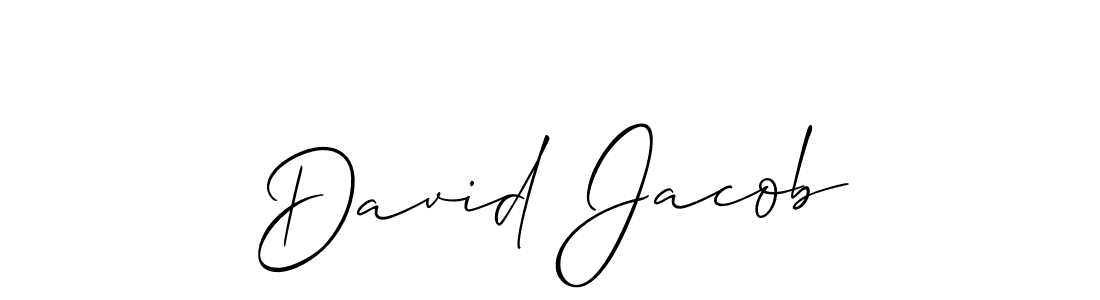 It looks lik you need a new signature style for name David Jacob. Design unique handwritten (Allison_Script) signature with our free signature maker in just a few clicks. David Jacob signature style 2 images and pictures png