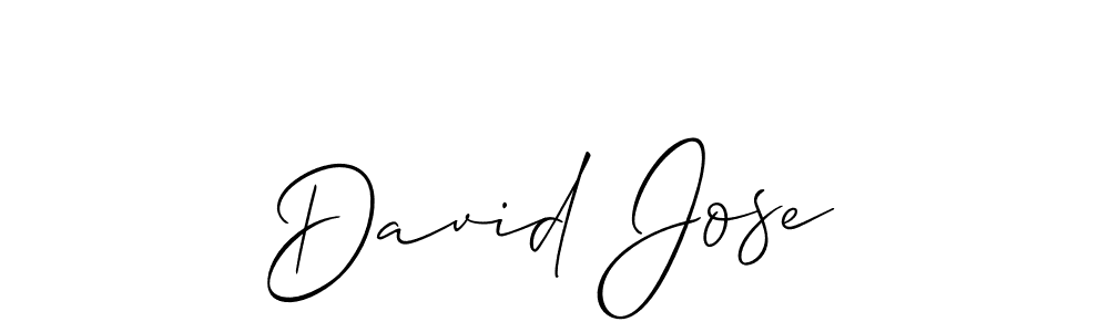 Also You can easily find your signature by using the search form. We will create David Jose name handwritten signature images for you free of cost using Allison_Script sign style. David Jose signature style 2 images and pictures png