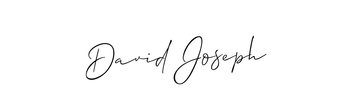 How to make David Joseph signature? Allison_Script is a professional autograph style. Create handwritten signature for David Joseph name. David Joseph signature style 2 images and pictures png