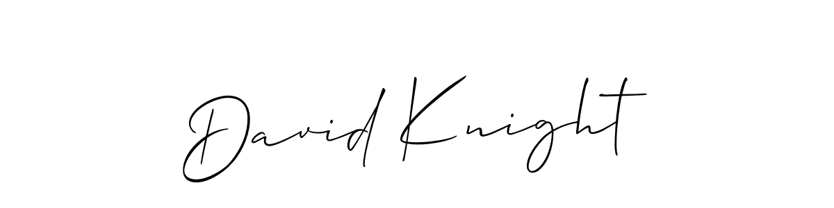 Make a short David Knight signature style. Manage your documents anywhere anytime using Allison_Script. Create and add eSignatures, submit forms, share and send files easily. David Knight signature style 2 images and pictures png