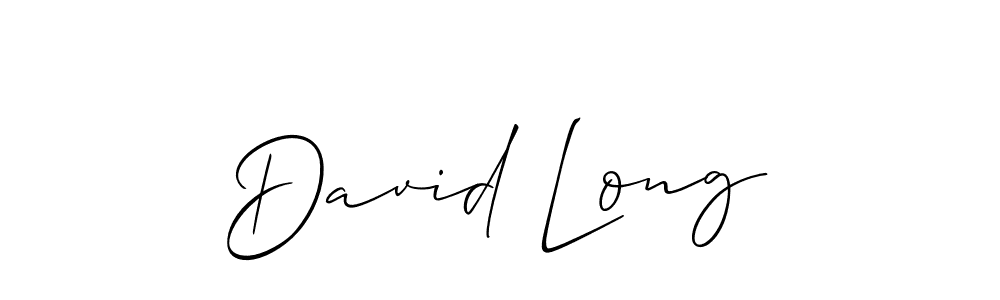 It looks lik you need a new signature style for name David Long. Design unique handwritten (Allison_Script) signature with our free signature maker in just a few clicks. David Long signature style 2 images and pictures png