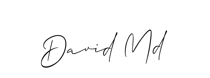 How to Draw David Md signature style? Allison_Script is a latest design signature styles for name David Md. David Md signature style 2 images and pictures png