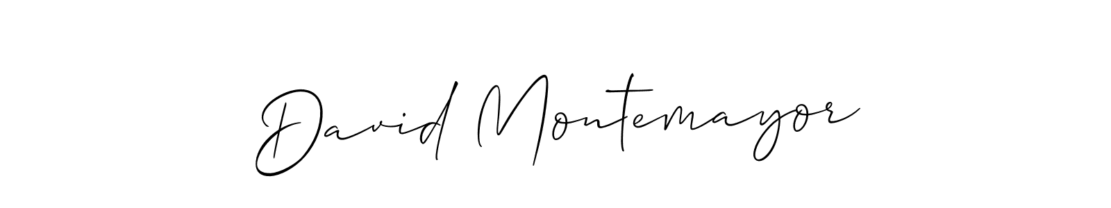 Also You can easily find your signature by using the search form. We will create David Montemayor name handwritten signature images for you free of cost using Allison_Script sign style. David Montemayor signature style 2 images and pictures png