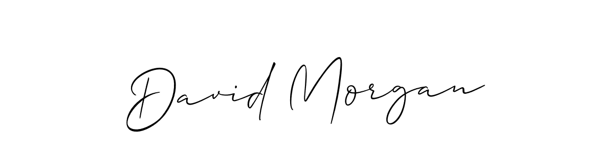 if you are searching for the best signature style for your name David Morgan. so please give up your signature search. here we have designed multiple signature styles  using Allison_Script. David Morgan signature style 2 images and pictures png