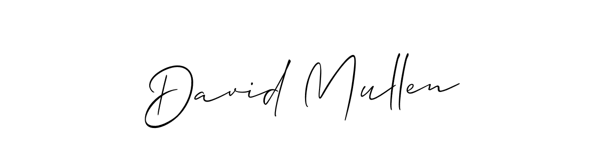 How to make David Mullen signature? Allison_Script is a professional autograph style. Create handwritten signature for David Mullen name. David Mullen signature style 2 images and pictures png