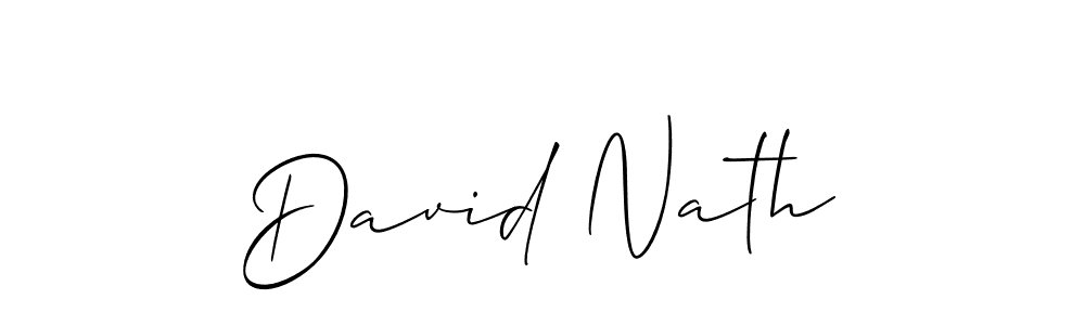 It looks lik you need a new signature style for name David Nath. Design unique handwritten (Allison_Script) signature with our free signature maker in just a few clicks. David Nath signature style 2 images and pictures png