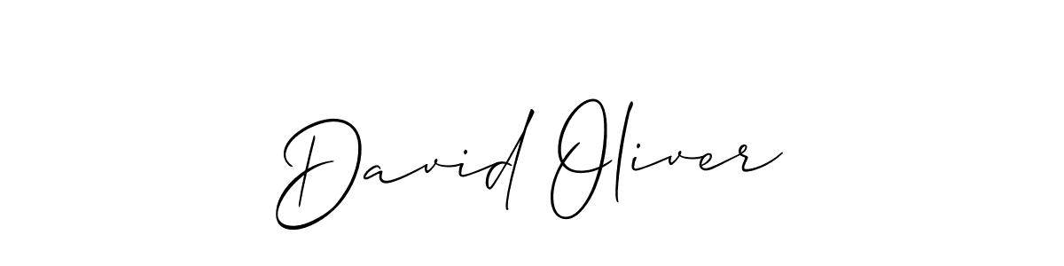 How to make David Oliver name signature. Use Allison_Script style for creating short signs online. This is the latest handwritten sign. David Oliver signature style 2 images and pictures png