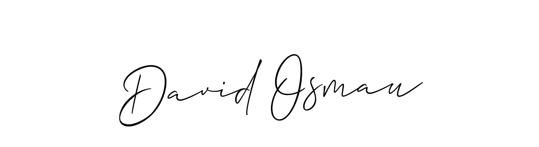 How to make David Osmau signature? Allison_Script is a professional autograph style. Create handwritten signature for David Osmau name. David Osmau signature style 2 images and pictures png